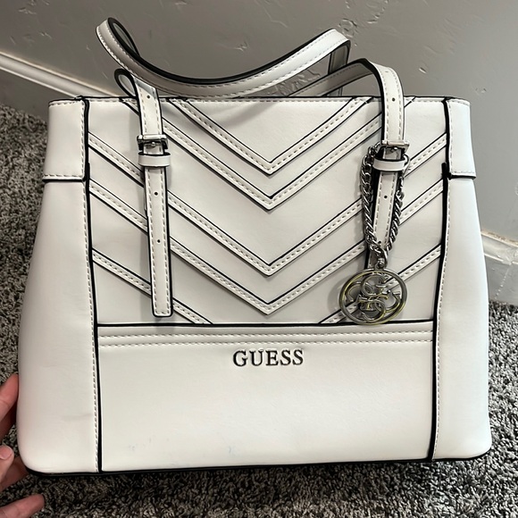 Handbags - White Guess purse